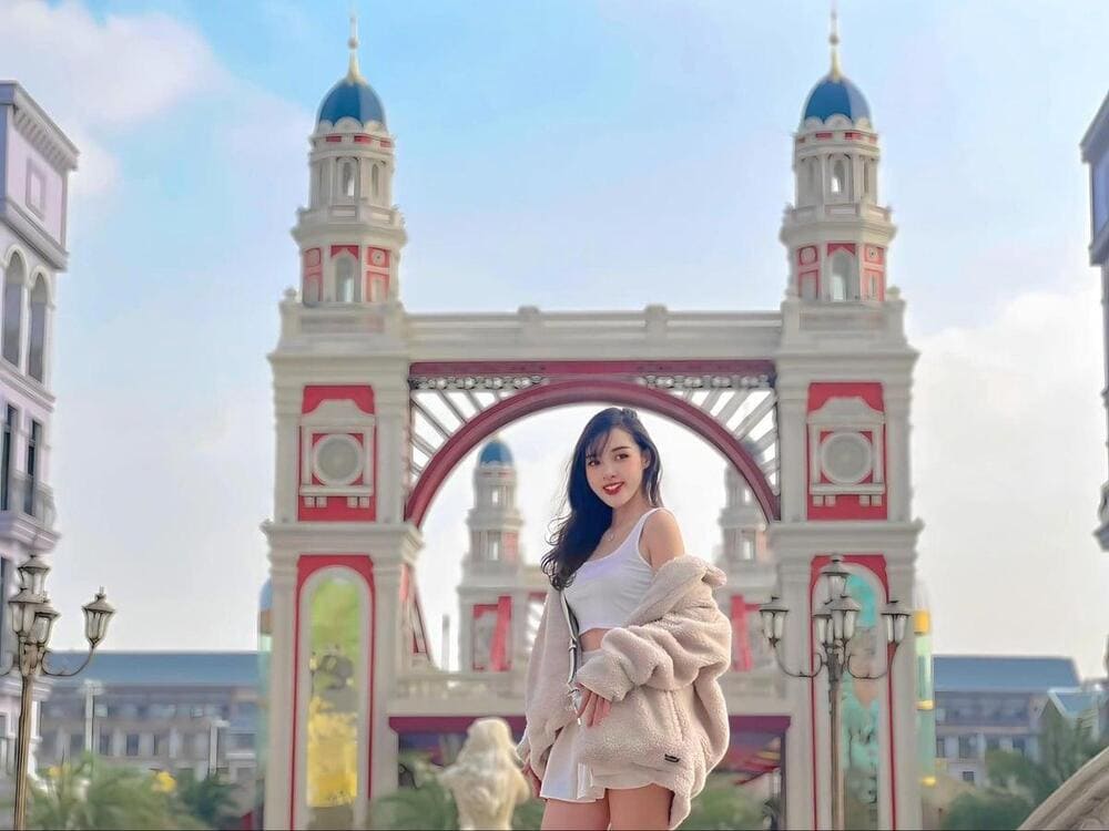 Cầu Đông Tây Grand World với phong cách Châu Âu tại Ocean Park 3 (Nguồn: Grand World Official)